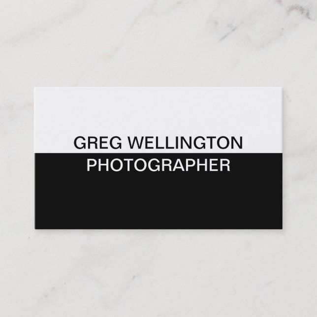 Photographer Business Cards (Front)