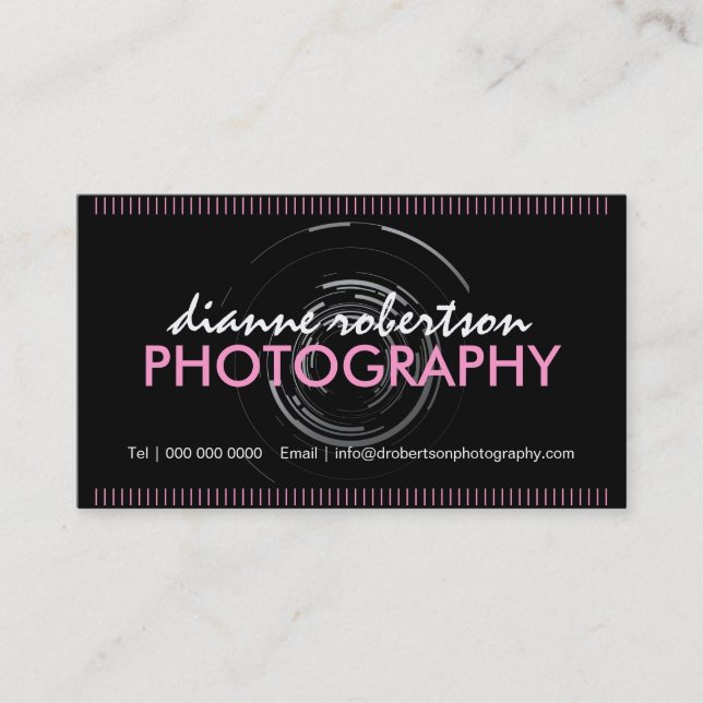 Photographer Business Cards (Front)