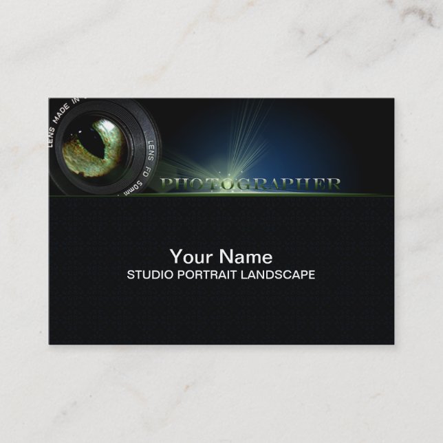 Photographer - Business-, Schedule Card (Front)