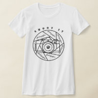 photographer camera black and white T-Shirt