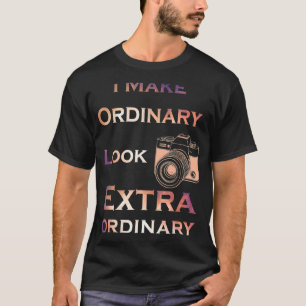 Photographer Camera Lens Photo Photography T-Shirt
