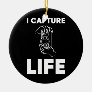 Photographer Capture Life Ceramic Tree Decoration