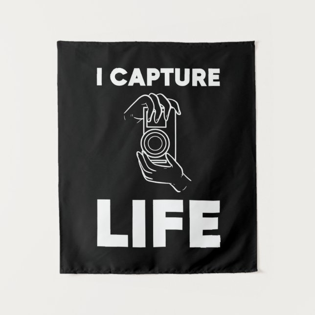 Photographer Capture Life Tapestry (Front)
