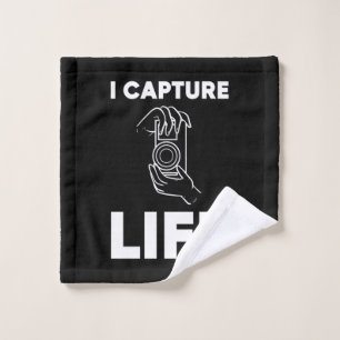 Photographer Capture Life Wash Cloth