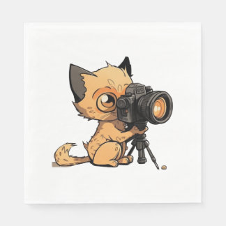 Photographer Cat Napkin