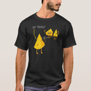 Photographer Cheesy  Mozzarella Cheddar Camera T-Shirt