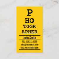 Photographer Creative Typographic Photography