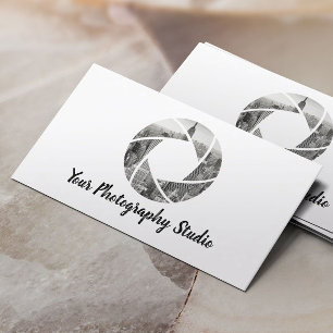 Photographer Custom Camera Photo Photography Business Card