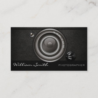 Photographer double bed business card