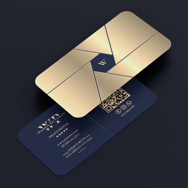 Photographer Elegant Navy Blue Shutter Lens Business Card (Photographer Elegant Navy Blue Gold Shutter Lens Business Card
)