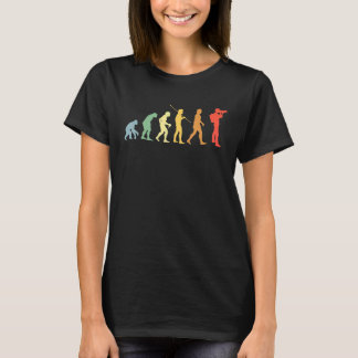 Photographer Evolution Retro Camera Photographer T-Shirt