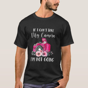 Photographer  For Women Camera With Flowers T-Shirt