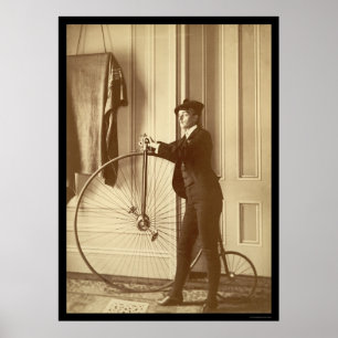 Photographer Frances Johnston Dressed as Man 1895 Poster