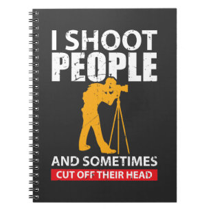 Photographer Fun gift idea for photographers Notebook