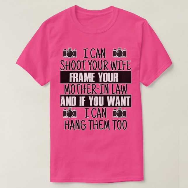 photographer gift T-Shirt (Design Front)