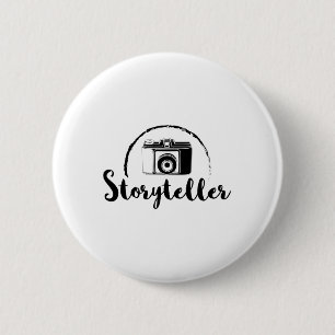 Photographer Gifts Camera Photography Hobby 6 Cm Round Badge