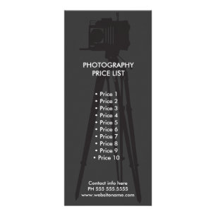 Photographer ı rack card