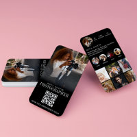 Photographer Instagram Influencer QR Code Black