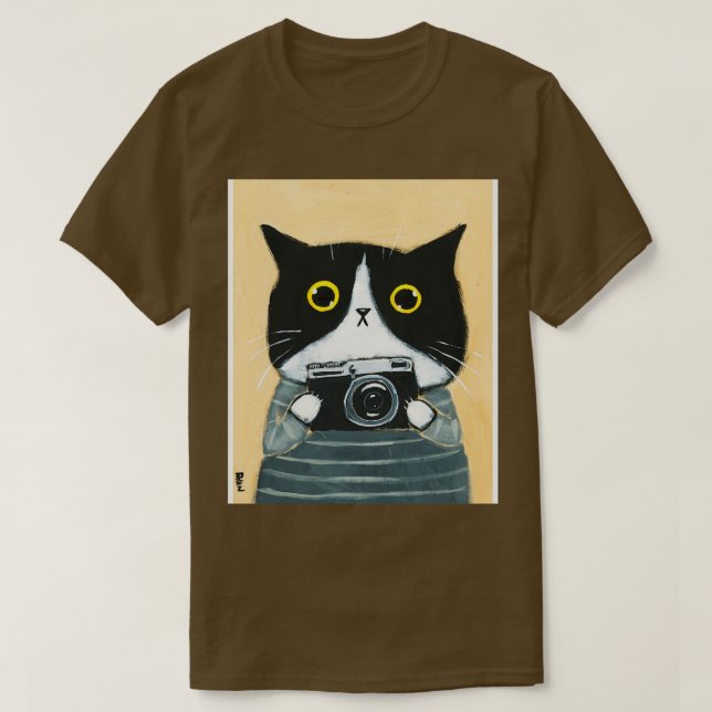 Photographer Kitty T-Shirt (Design Front)