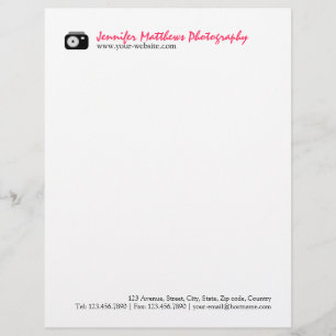 Photographer Letterhead