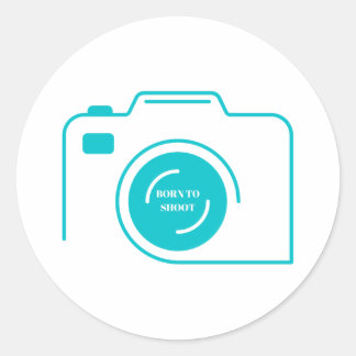 Photographer Merch | Born to Shoot Stickers