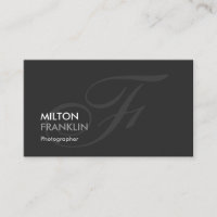 Photographer - Modern Swash Monogram
