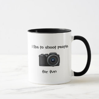 Photographer Mug Shoot for fun. Flash if necessary