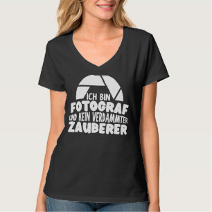 Photographer No Wizard Photographer Camera Apertur T-Shirt