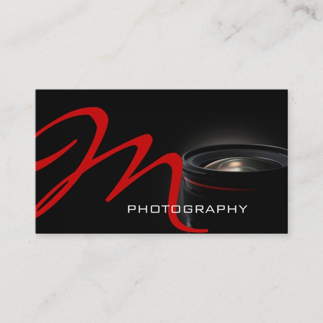 Photographer,Photography, Camera Business Card (Front)