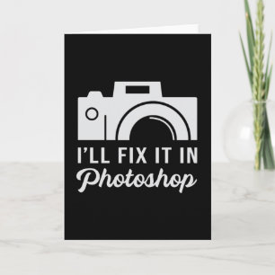Photographer Photography Lens Camera Funny Gift Card