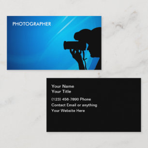 Photographer Simple Business Cards