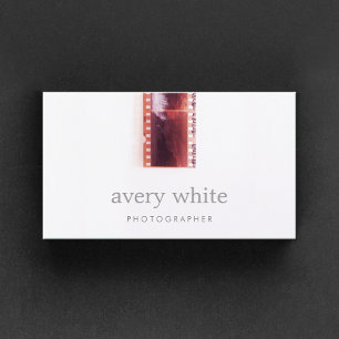 Photographer Vintage Camera Film  Business Card