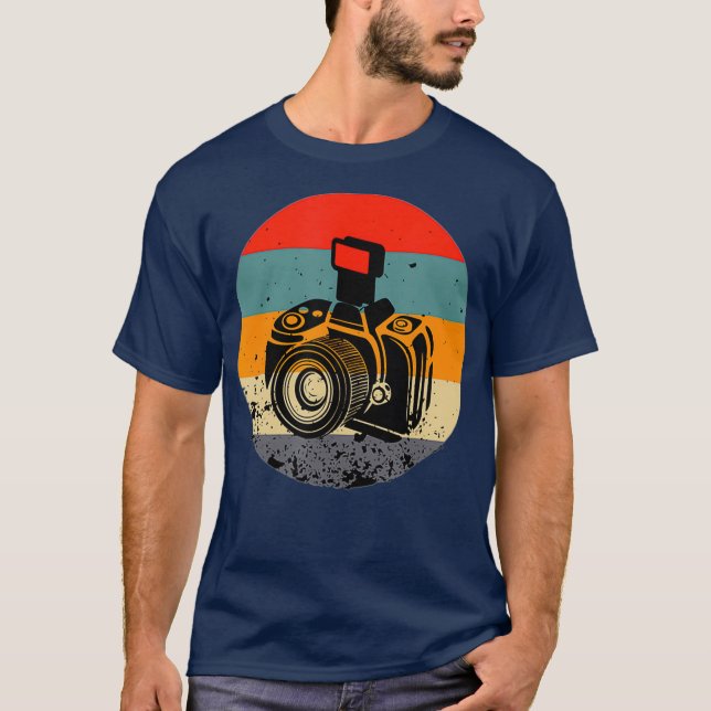 Photographer  - Vintage Retro Camera Shirt (Front)