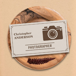 Photographer Vintage Style Business Card