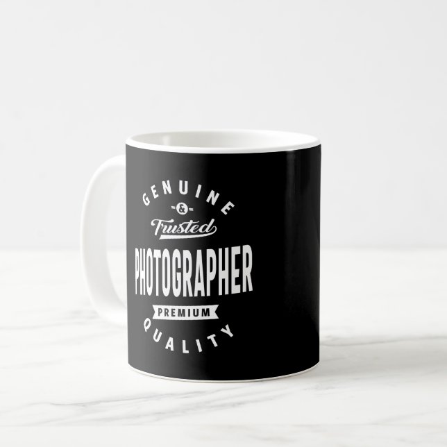 Photographer Work Job Title Gift Coffee Mug (Front Left)