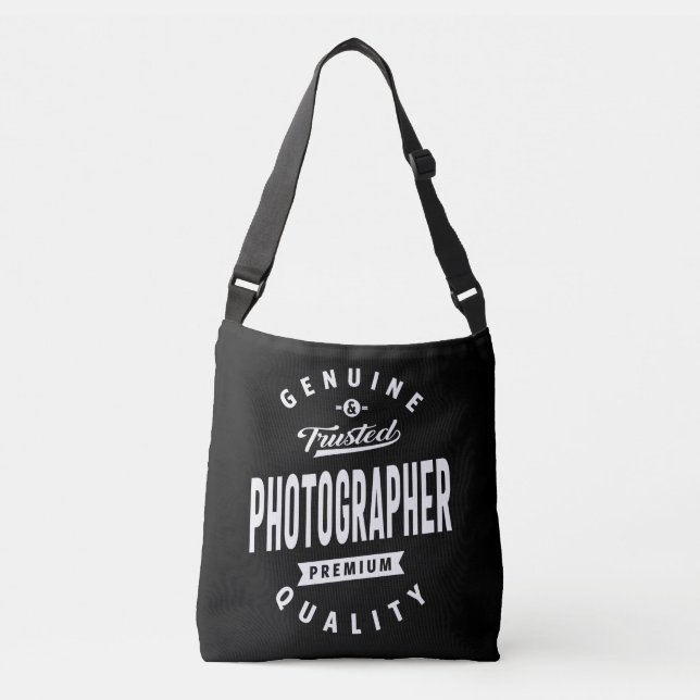Photographer Work Job Title Gift Crossbody Bag (Front)