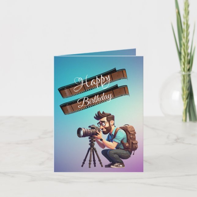 Photographer's Birthday  Card (Front)
