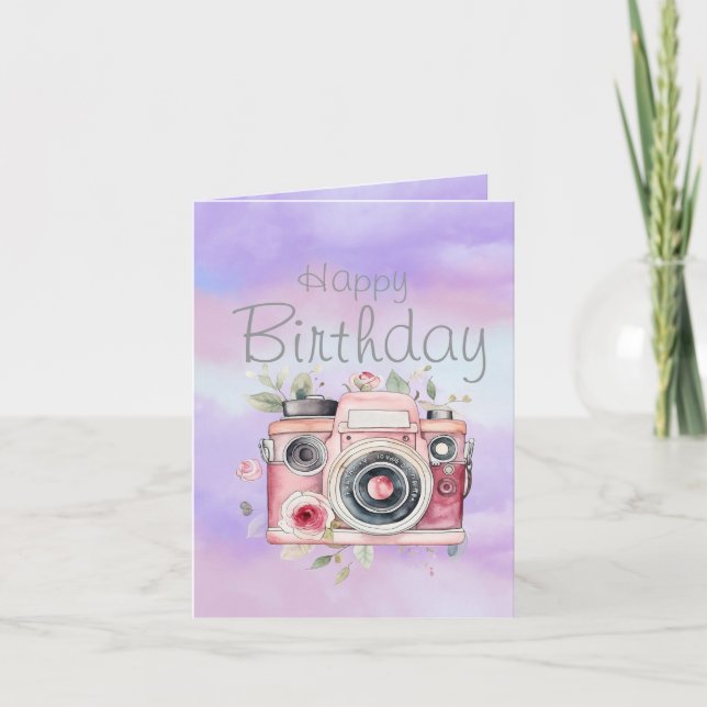 Photographer's Birthday  Card (Front)