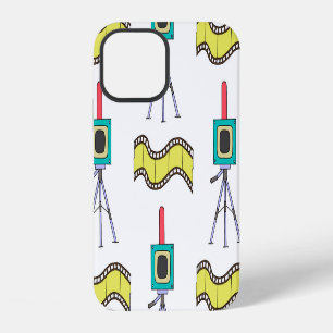 Photographic Journey: Vintage Camera Pattern iPhone 12 Case