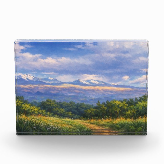 Photographic Landscape Art Edited (Better Quality) Photo Block (Front)