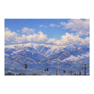 Photographic Landscape Art Edited (Better Quality) Photo Print