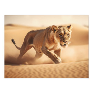 Photographic Print-Lioness Photo Print