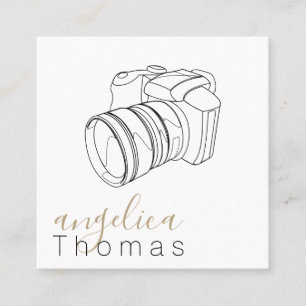 Photography   Artist   Designer   Content Creator Square Business Card