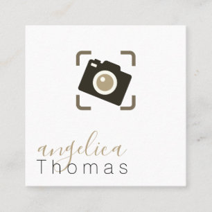 Photography   Artist   Designer Square Business Card