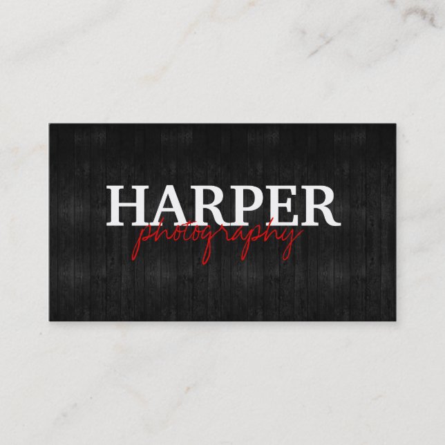 Photography Business Card (Front)