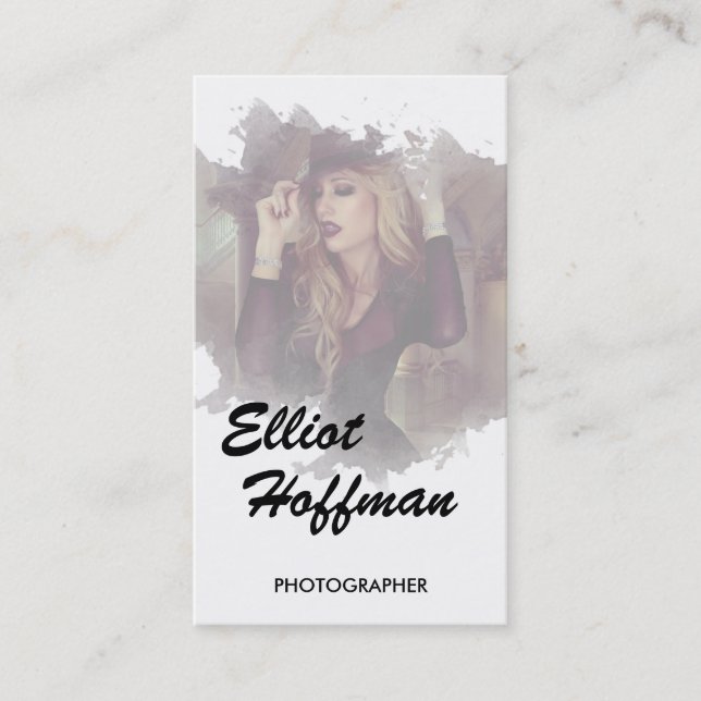 Photography business card (Front)