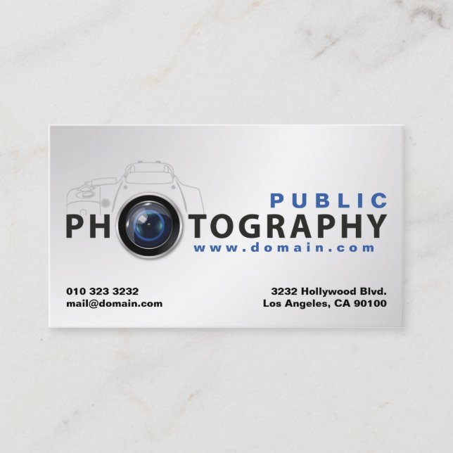 Photography Business Card (Front)