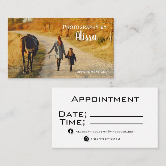 Photography Business Card (Front/Back)