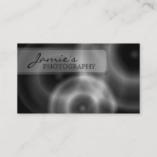 Photography Business Card Modern Lens