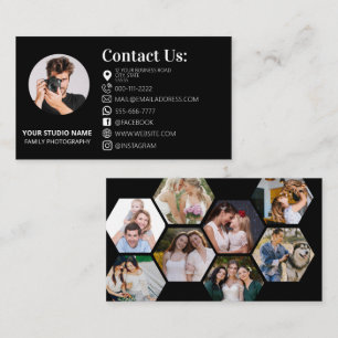 Photography Business Card Template  Social Contact